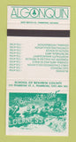 Matchbook Cover - School of Renfrew County Pembroke ON 30 Strike