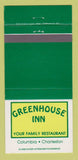 Matchbook Cover - Greenhouse Inn 30 Strike