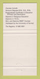 Matchbook Cover - St Mary's College Twickenham 30 Strike