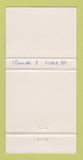 Matchbook Cover - St Boniface University College GREEN 30 Strike