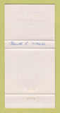 Matchbook Cover - St Boniface University College PINK 30 Strike