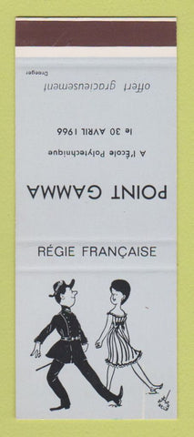 Matchbook Cover - Point Gamma 1966 France SAMPLE
