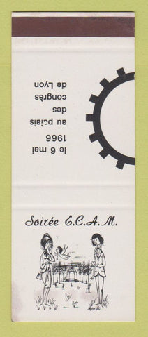 Matchbook Cover - Soiree ECAM France Catholic SAMPLE WEAR