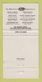 Matchbook Cover - Del Webb's Sahara Hotel Casino Las Vegas NV 30 Strike