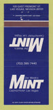 Matchbook Cover - Del Webb's Mint Casino Las Vegas NV 30 Strike