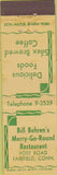 Matchbook Cover - Bill Behren's Merry Go Round Fairfield CT Midget