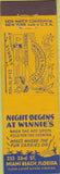 Matchbook Cover - Winnie's Waffles Miami Beach FL Midget