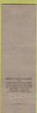 Matchbook Cover - Winnie's Waffles Miami Beach FL Midget
