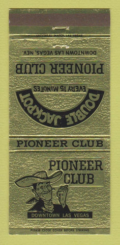 Matchbook Cover - Pioneer Club Hotel Las Vegas NV 30 Strike