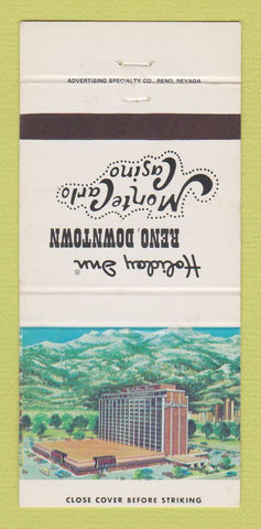 Matchbook Cover - Holiday Inn Monte Carlo Casino Reno NV 30 Strike