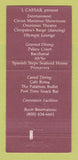 Matchbook Cover - Caesar's Palace Hotel Casino Las Vegas NV 30 Strike