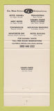 Matchbook Cover - Del Webb's Sahara Hotel Casino Lake Tahoe NV 30 Strike