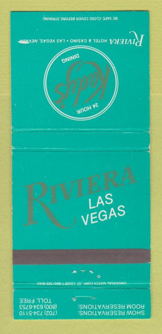 Matchbook Cover - Kady's Restaurant Riviera Hotel Casino Las Vegas NV 30 Strike