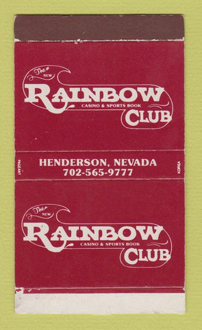 Matchbox - Rainbow Club Casino Club Henderson NV