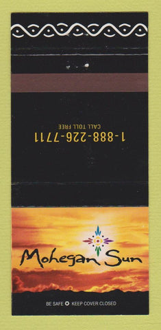 Matchbook Cover - Mohegan Sun Casino  30 Strike