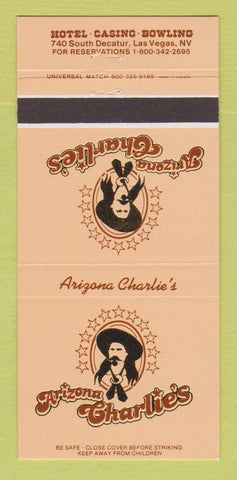 Matchbook Cover - Arizona Charlie's Hotel Casino Las Vegas NV 30 Strike