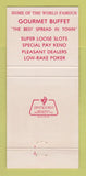 Matchbook Cover - Silver Slipper Casino Las Vegas NV 30 Strike