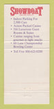 Matchbook Cover - Showboat Hotel Casino Las Vegas NV WEAR 30 Strike