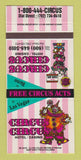 Matchbook Cover - Circus Circus Casino Las Vegas NV Reno 30 Strike