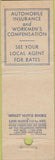 Matchbook Cover - Eastern Mutual Insurance Baltimore MD Midget
