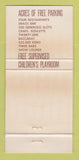 Matchbook Cover - Nugget Casino Carson City NV WEAR 30 Strike