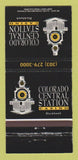 Matchbook Cover - Colorado Central Station Casino Blackhawk 30 Strike