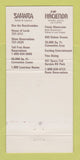 Matchbook Cover - Sahara Hotel Casino Hacienda Las Vegas NV 30 Strike