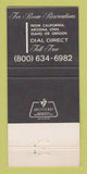 Matchbook Cover - Hotel Fremont Las Vegas NV 30 Strike