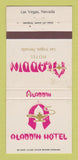 Matchbook Cover - Aladdin Hotel Las Vegas NV WEAR 30 Strike