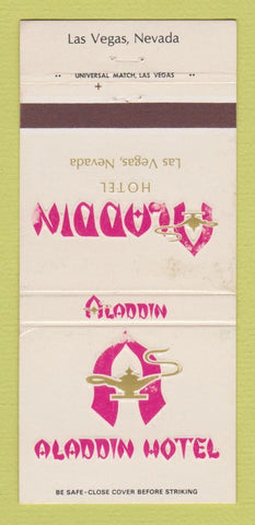 Matchbook Cover - Aladdin Hotel Las Vegas NV WEAR 30 Strike