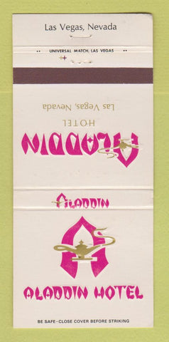 Matchbook Cover - Aladdin Hotel Las Vegas NV  30 Strike