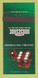 Matchbook Cover - Binion's Horseshoe Casino Las Vegas NV 30 Strike