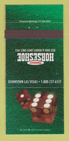 Matchbook Cover - Binion's Horseshoe Casino Las Vegas NV 30 Strike
