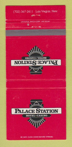 Matchbook Cover - Palace Station Hotel Casino Las Vegas NV 30 Strike