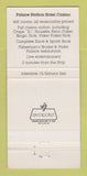 Matchbook Cover - Palace Station Hotel Casino Las Vegas NV 30 Strike