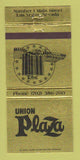 Matchbook Cover - Union Plaza Casino Hotel Las Vegas NV 30 Strike