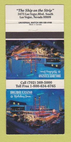 Matchbook Cover - Holiday Inn Casino Las Vegas NV 30 Strike
