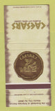 Matchbook Cover - Caesars Palace Casino Atlantic City NJ 30 Strike