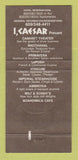 Matchbook Cover - Caesars Palace Casino Atlantic City NJ 30 Strike
