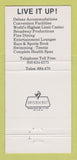 Matchbook Cover - Union Plaza Casino Hotel Las Vegas NV 30 Strike
