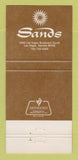 Matchbook Cover - Sands Hotel Las Vegas NV Pavilion Club 30 Strike