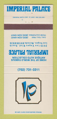 Matchbook Cover - Imperial Palace Casino Las Vegas NV 30 Strike