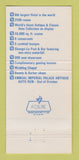 Matchbook Cover - Imperial Palace Casino Las Vegas NV 30 Strike