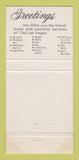 Matchbook Cover - Showboat Hotel Casino Las Vegas NV 30 Strike