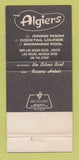 Matchbook Cover - Algiers Hotel Casino Las Vegas NV 30 Strike