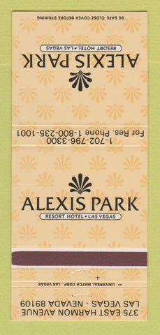 Matchbook Cover - Alexis Park Resort Hotel Las Vegas NV 30 Strike