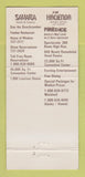 Matchbook Cover - Hacienda Hotel Casino Las Vegas NV Sahara 30 Strike
