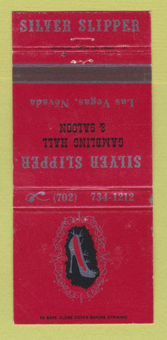 Matchbook Cover - Silver Slipper Casino Las Vegas NV 30 Strike