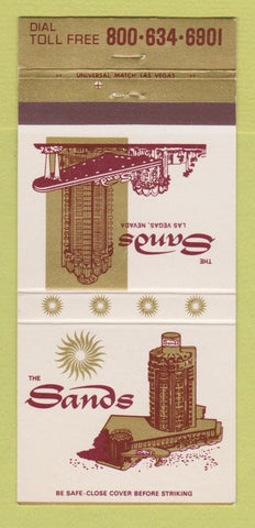 Matchbook Cover - Sands Hotel Casino Las Vegas NV 30 Strike