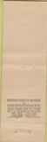 Matchbook Cover - Lion White BLANK Midget